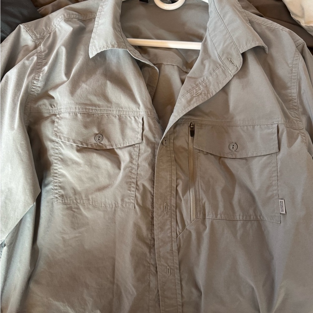 Outdoor Research Gray Button-Up long sleeve